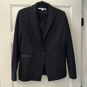 Chic Veronica Beard Blazer with Dickey Zippers